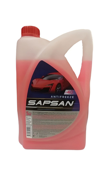 Антифриз Sapsan RED, Готовый раствор купить по выгодной цене в интернет ...