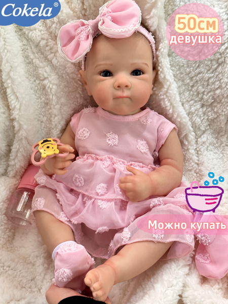 Кукла реборн 50cm Cokela Силикон для всего тела /Реалистичная кожа ...