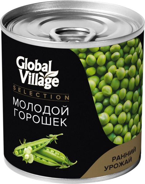 Горошек Global Village Selection зеленый 400г купить на OZON по низкой ...