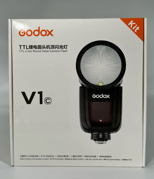 Вспышка Godox V1-C для Canon купить на OZON по низкой цене (1787892606)