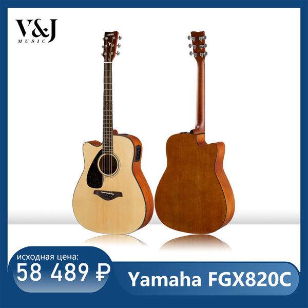 Yamaha Электроакустическая гитара F310 6-струнная, корпус Ель 41 ...