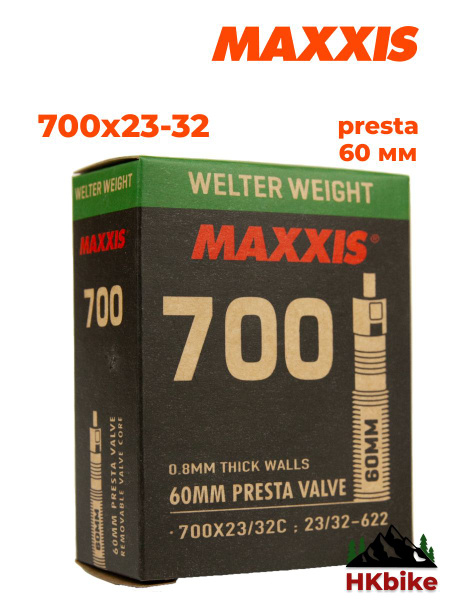 Maxxis Welter Weight Schlauchtuch 700x23/32C black SV 48mm 2021 E-Bike Maxxis Welter Weight Schlauchtuch 700x23/32C black SV 48mm 2021 E-Bike