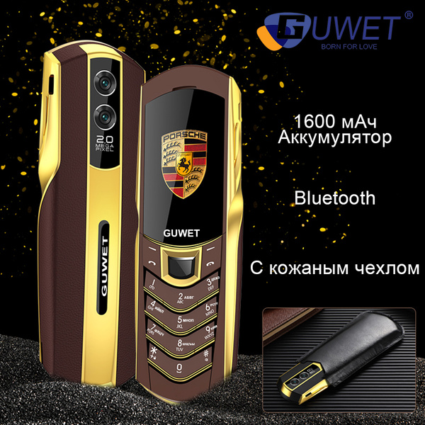Телефон кнопочный мобильный Guwet V8, C камеры и Bluetooth,1600 мАч, 2G ...