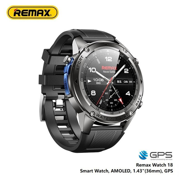 Умные часы (Smart Watch) Remax Watch 18, HD AMOLED, 1.43