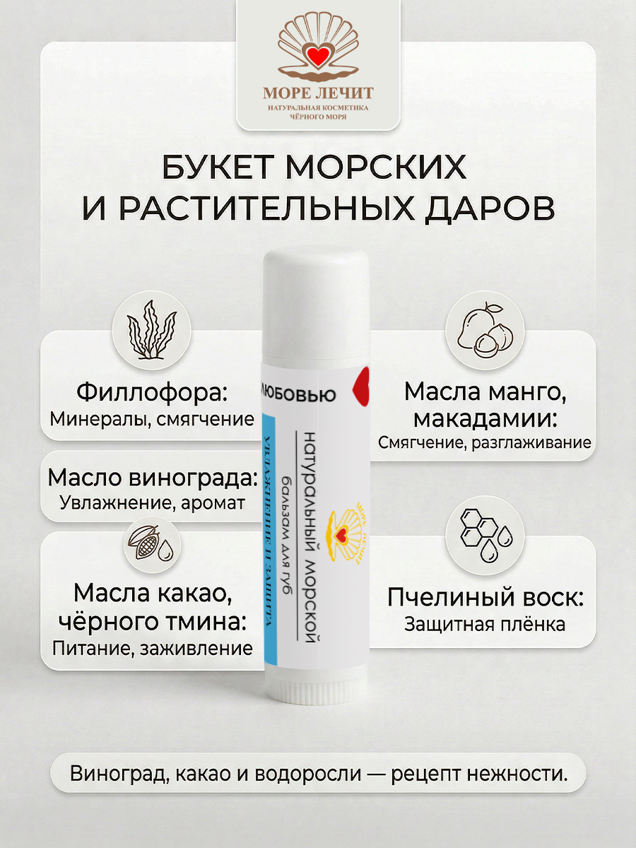 Бальзам для губ Филлофора и виноград