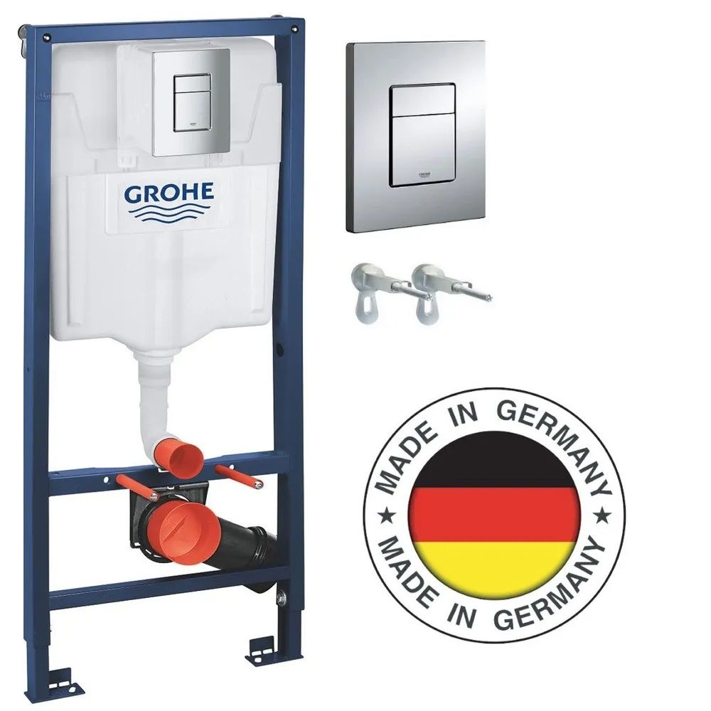 Система инсталляции для унитаза GROHE Rapid SL 38772001 3 в 1 с панелью  смыва Skate Cosmopolitan