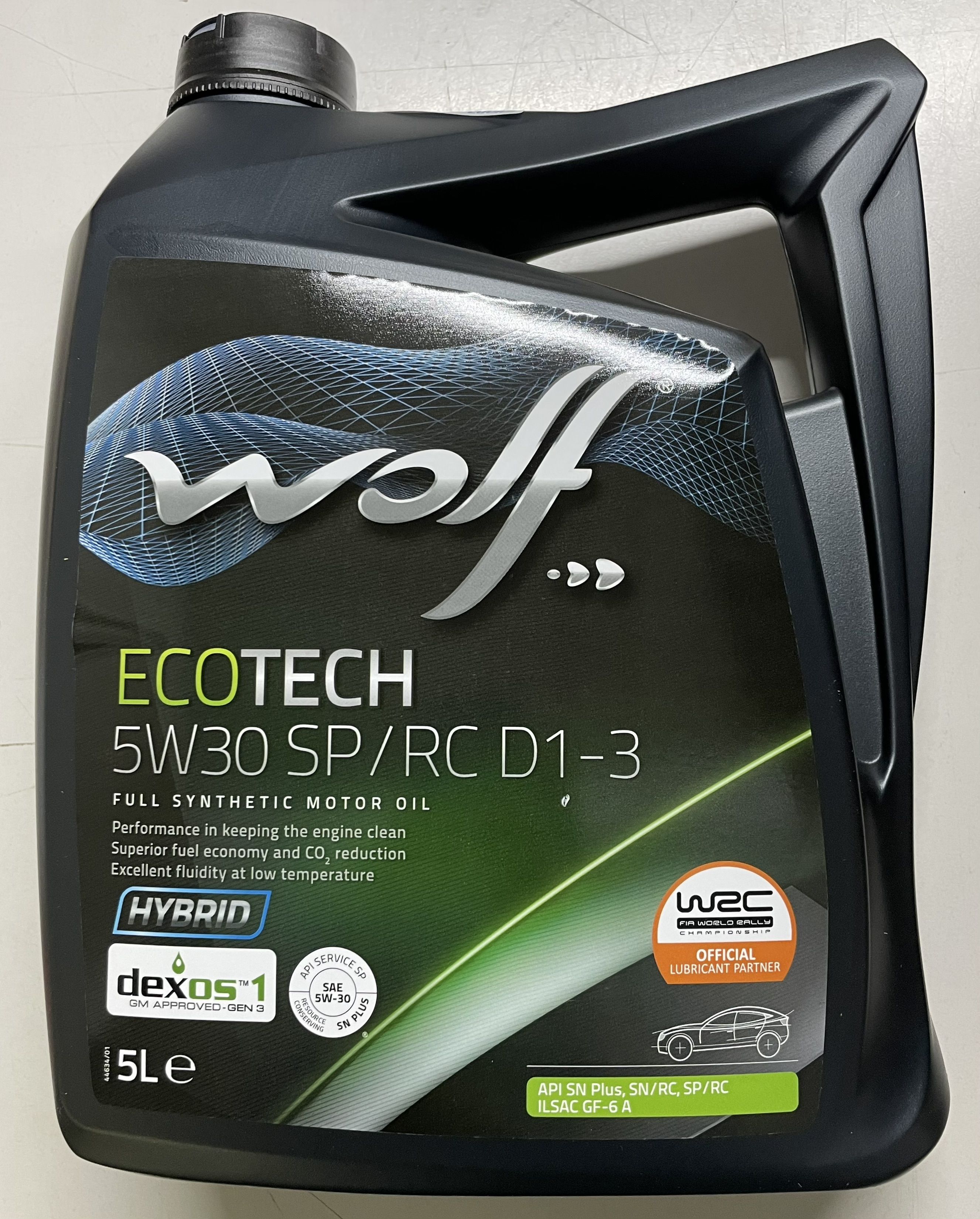 Wolfwolfecotech5w-30синтетическое5W-30Масломоторное,Синтетическое,5л