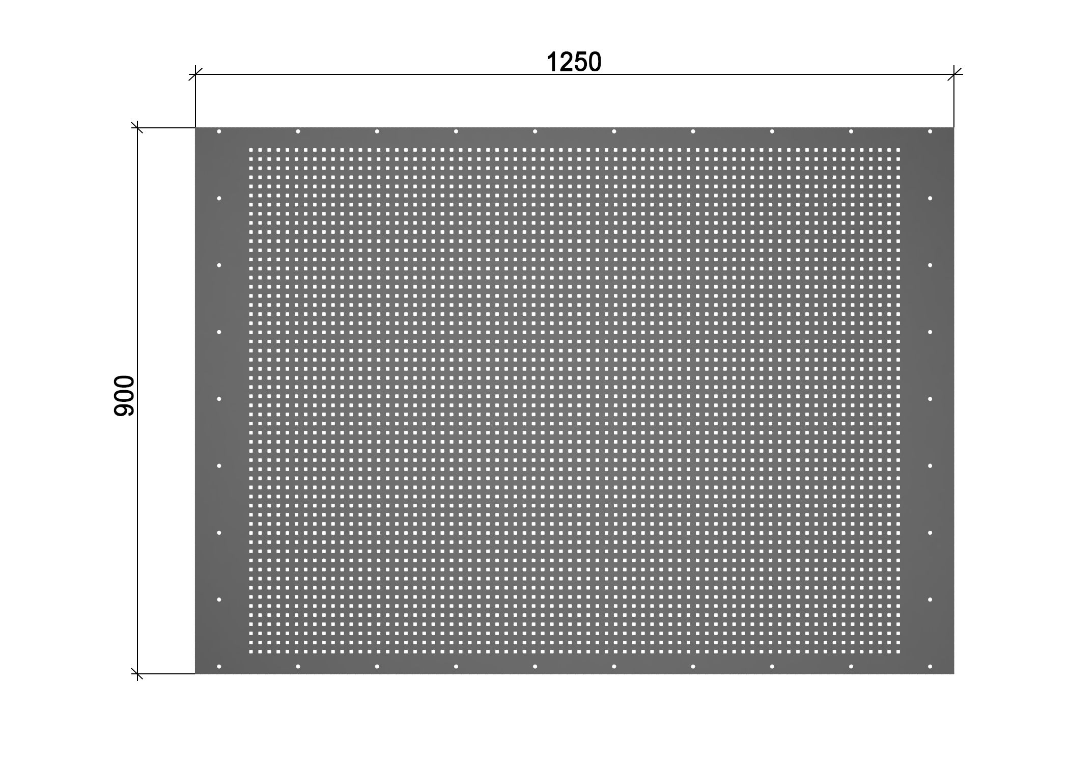 ПерфорированныйлистROLLEDХКQg5/15толщиналиста1,2ммразмер900/1250