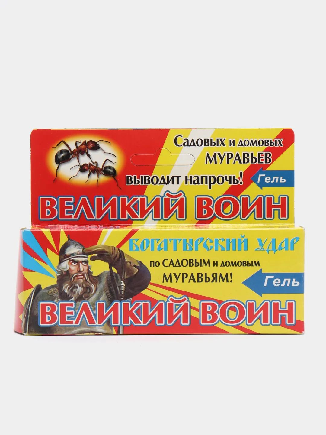 Великий Воин гель от муравьев (желтый) (шприц), 45 г