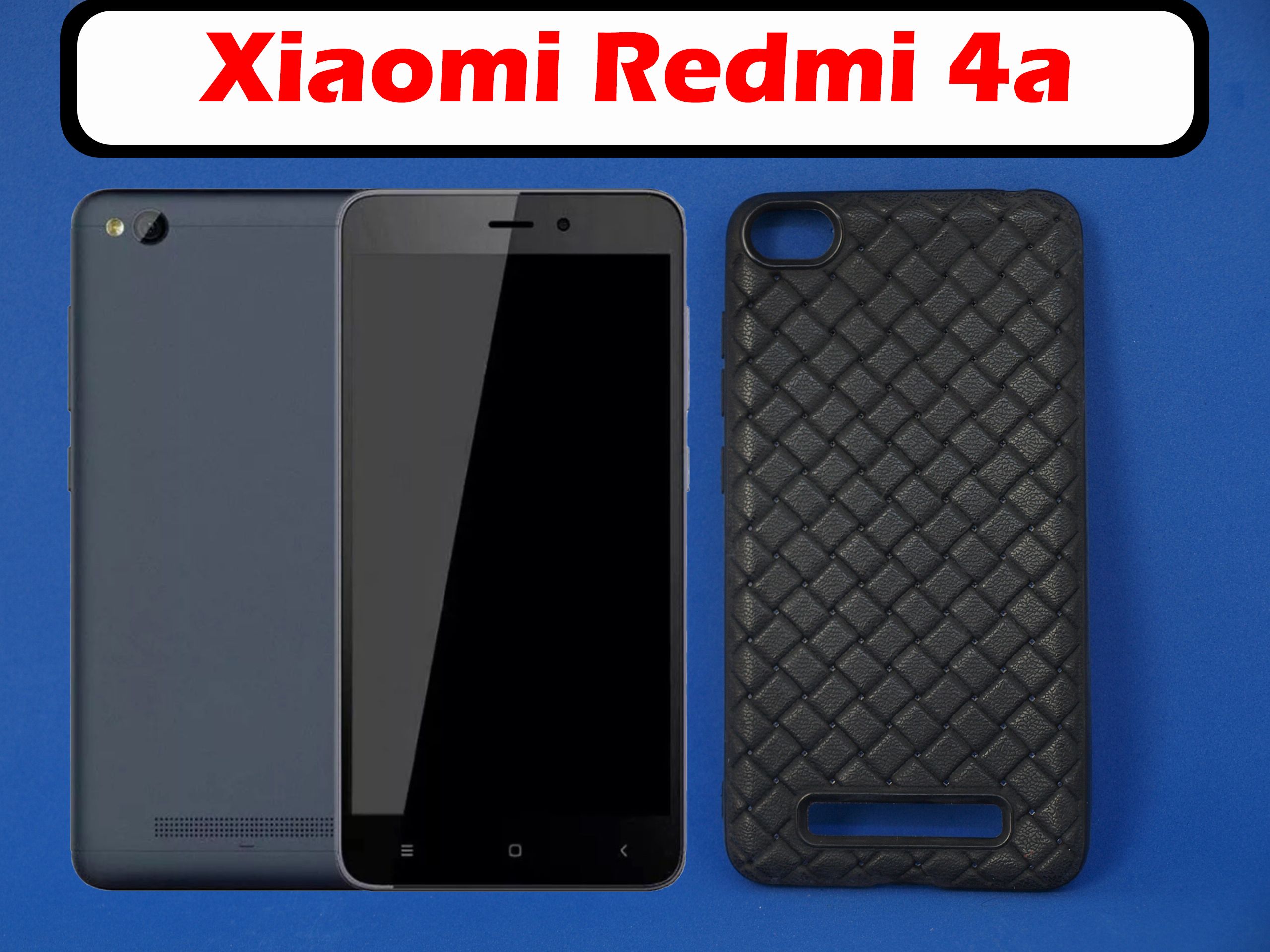 ЧехолнакладкадляXiaomiRedmi4AПлетеный,силикон