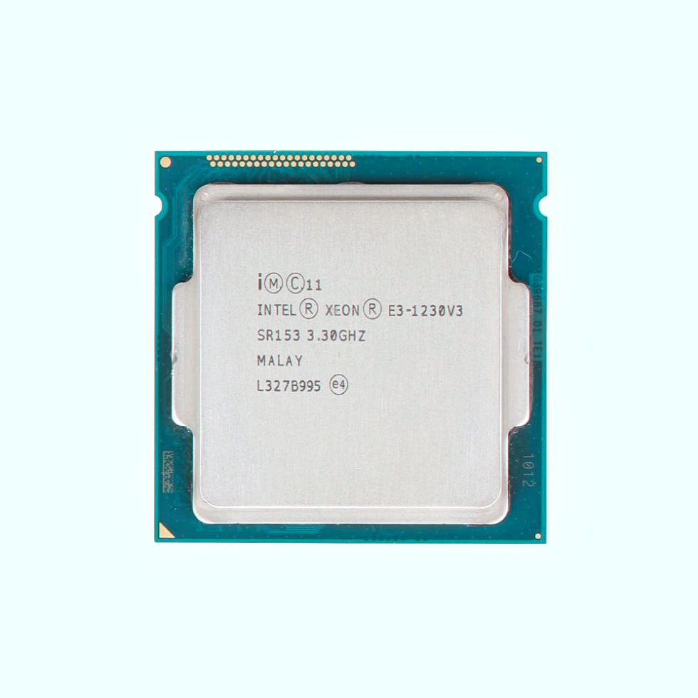 ПроцессорIntelXeonE3-1230v3(Corei7-4770S)LGA1150,4/8до3.7ГГц,DDR3,OEM