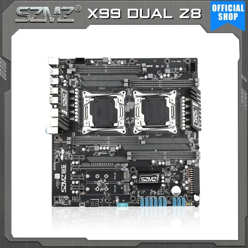 SZMZМатеринскаяплатаX99DUALZ8LGA2011V3PCIEx16GEN3NVMEM.2SATA3.0