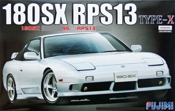 Сборная модель Nissan 180 SX RPS13 Late Type X, Fujimi 03855, масштаб 1/24, FU03855 180SX 1996