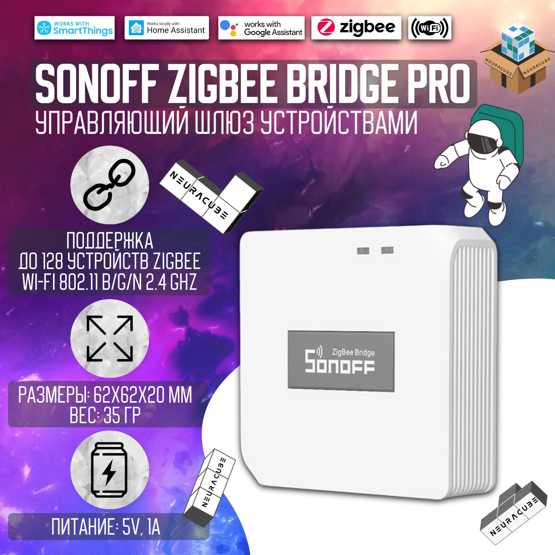 ШлюзSonoffZigbeeBridgePRO