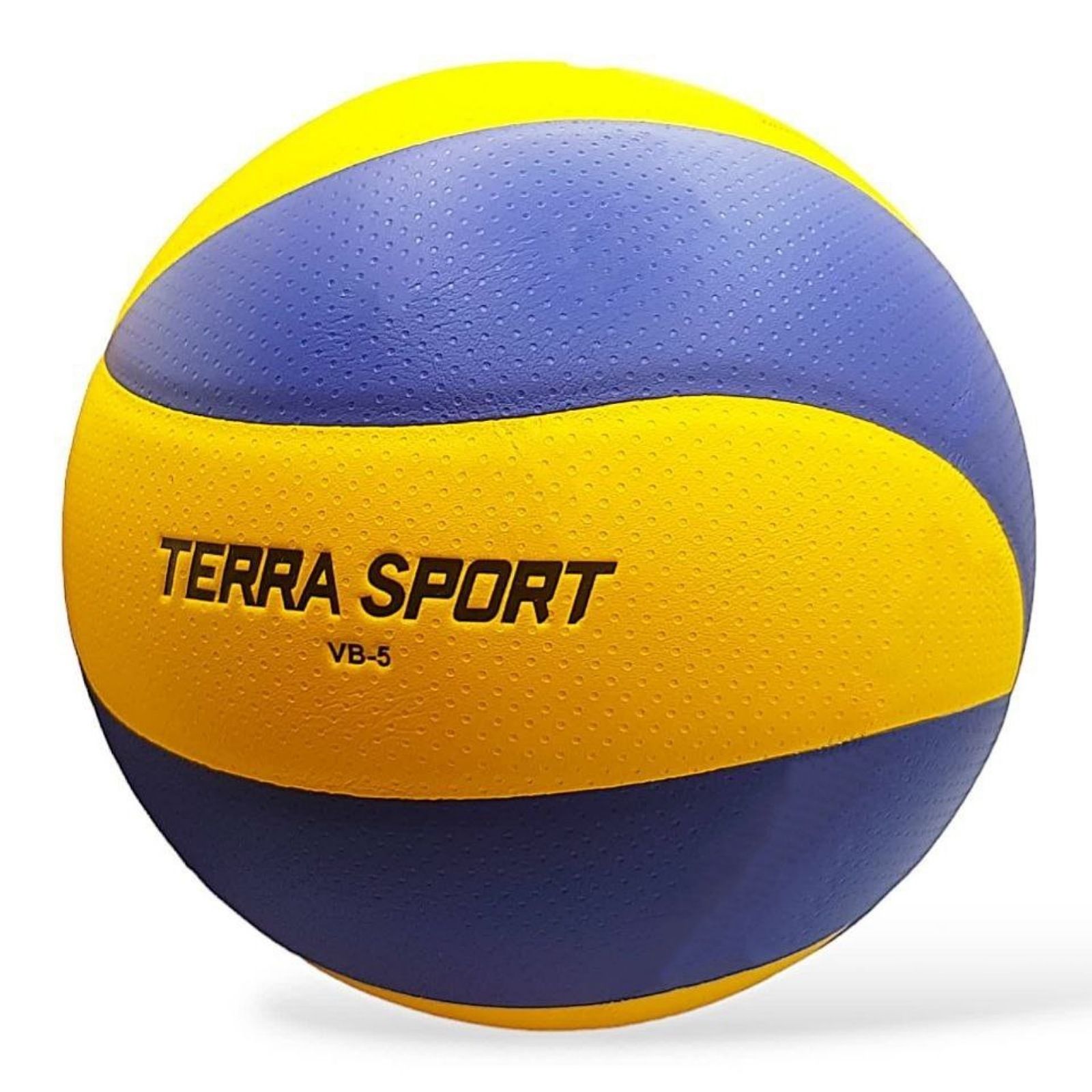 Мяч волейбольный TERRA Volley, 5 размер, желтый, темно-синий купить по  выгодной цене в интернет-магазине OZON (953931603)