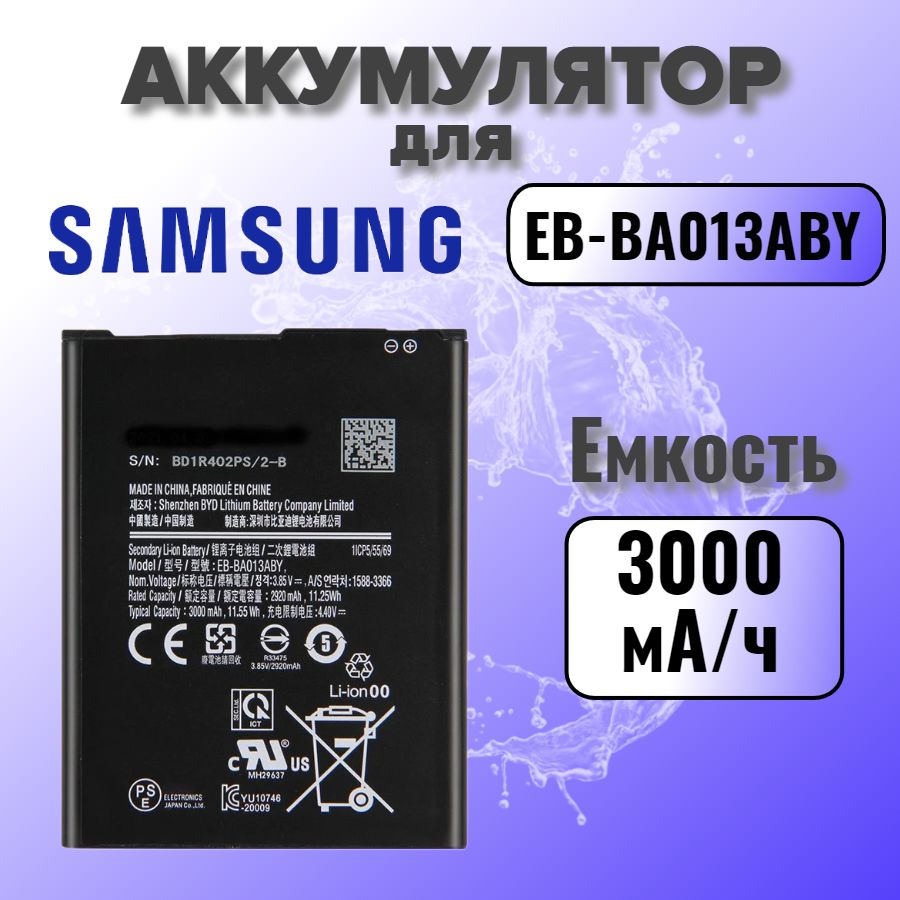 Аккумулятор для Samsung EB-BA013ABY (A013F A01 Core) Premium