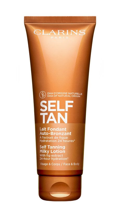 Молочко с эффектом загара для лица и тела Lait Fondant Auto-Bronzant Self Tanning Milky Lotion, 125 мл