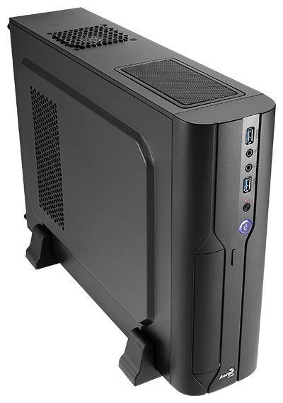 КорпусAeroCoolCS-101-VX-400W,mATX,Slim-Desktop,черный,400Вт(4713105954722)