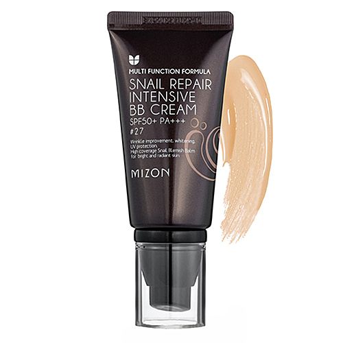 Интенсивный восстанавливающий BB крем с муцином улитки MIZON (PREMIUM) SNAIL REPAIR INTENSIVE BB CREAM #27 50г