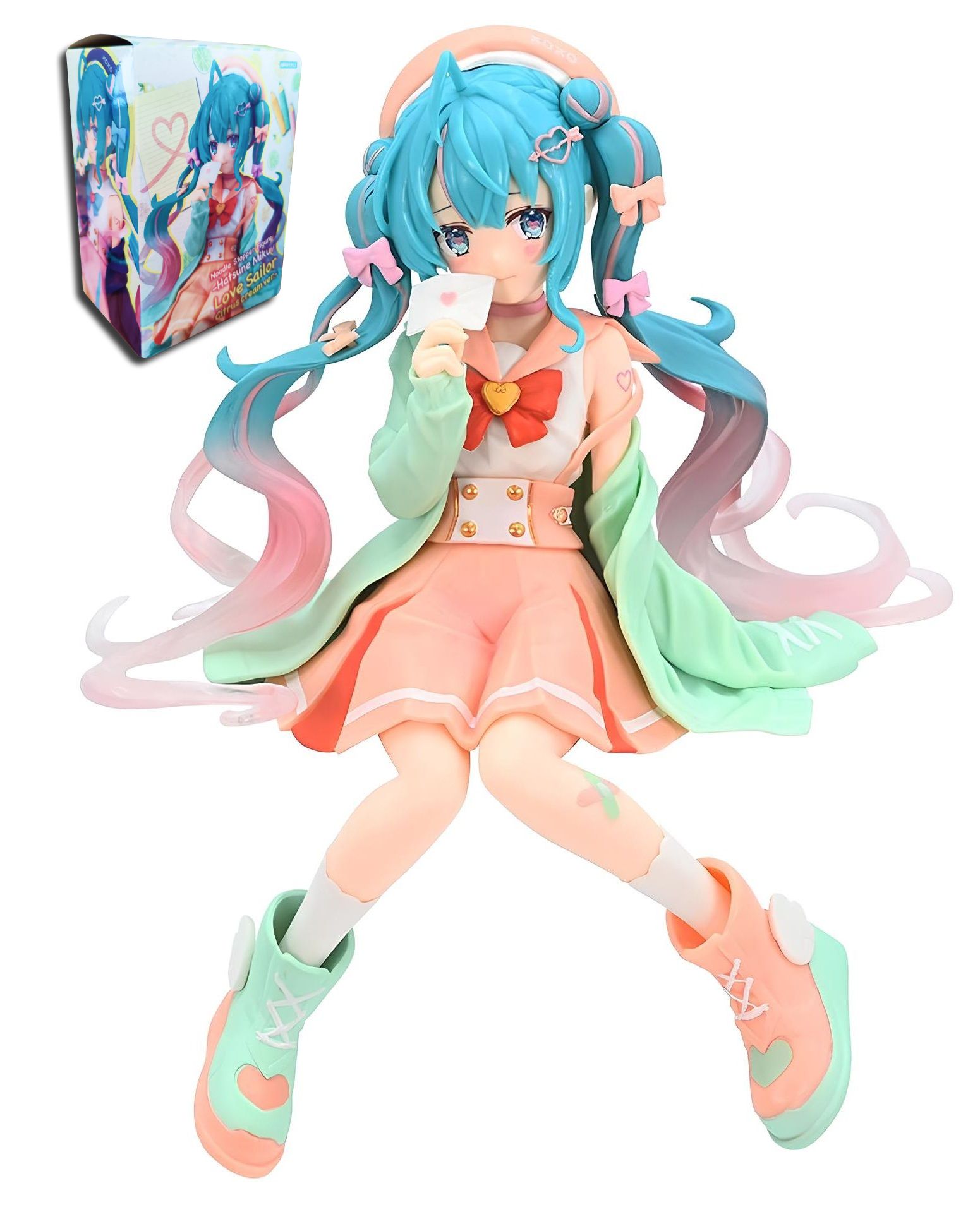 Фигурка Мику Хацунэ / Miku Hatsune Love Sailor Citrus Cream ver. (15см) -  купить с доставкой по выгодным ценам в интернет-магазине OZON (1542962082)