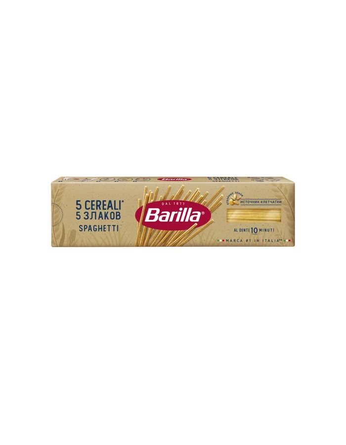 Макаронные изделия Barilla Спагетти 5 злаков, 450 г