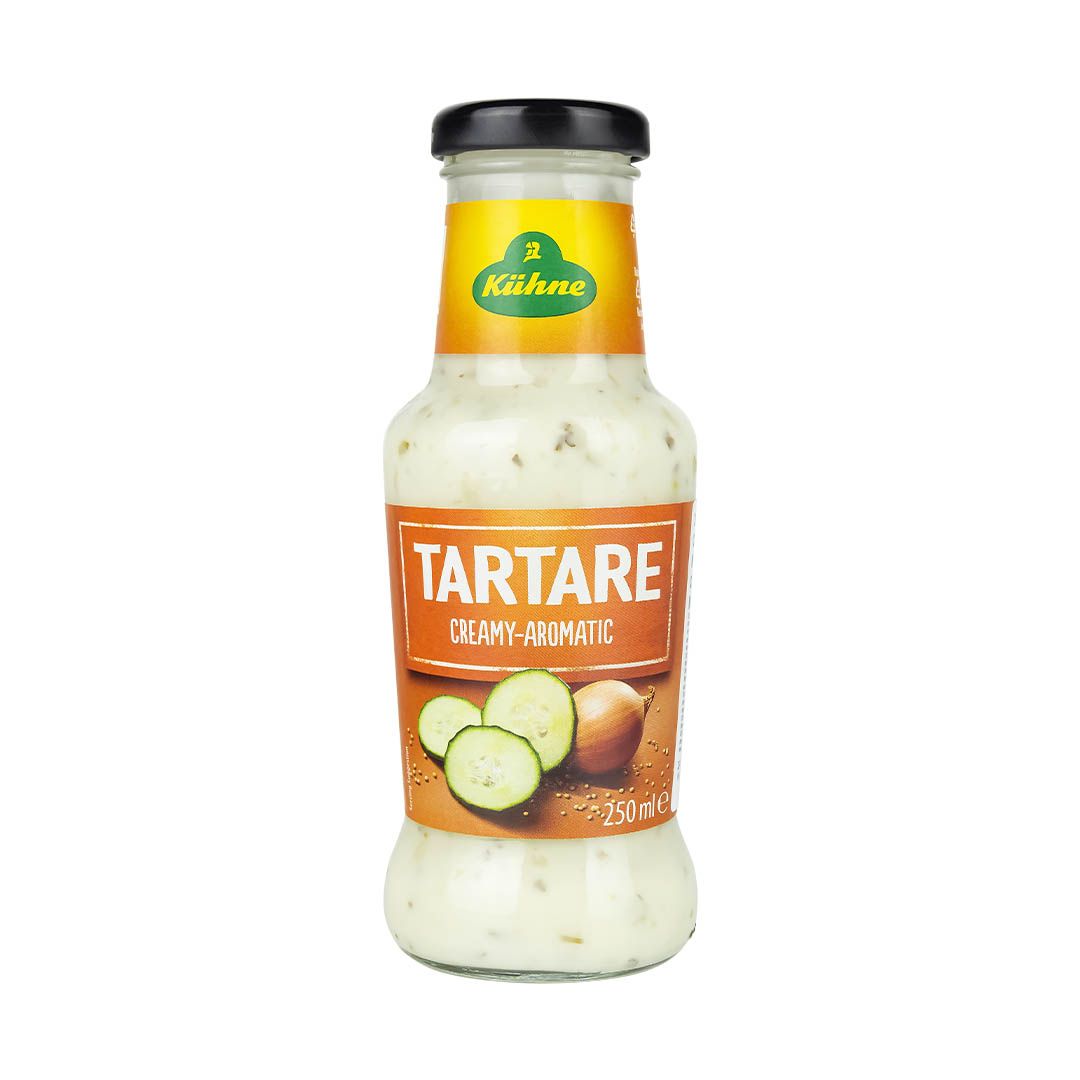 Соус тартар Kuhne Spicy sauce tartare с кусочками огурчиков, 250мл - купить  с доставкой по выгодным ценам в интернет-магазине OZON (534643171)