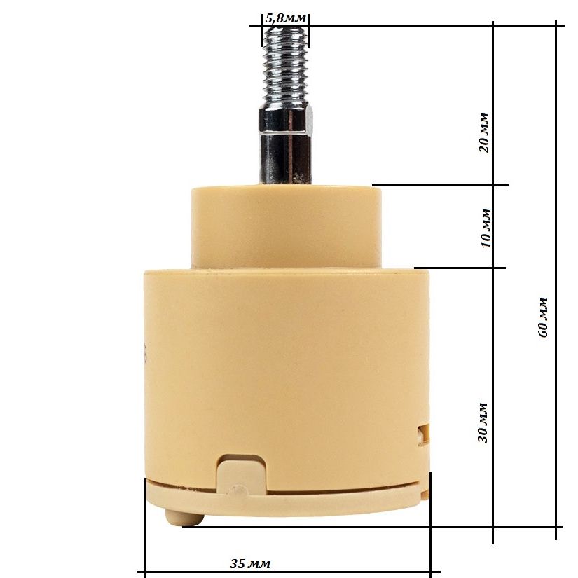 Картридж керамический для смесителя 35мм № 9