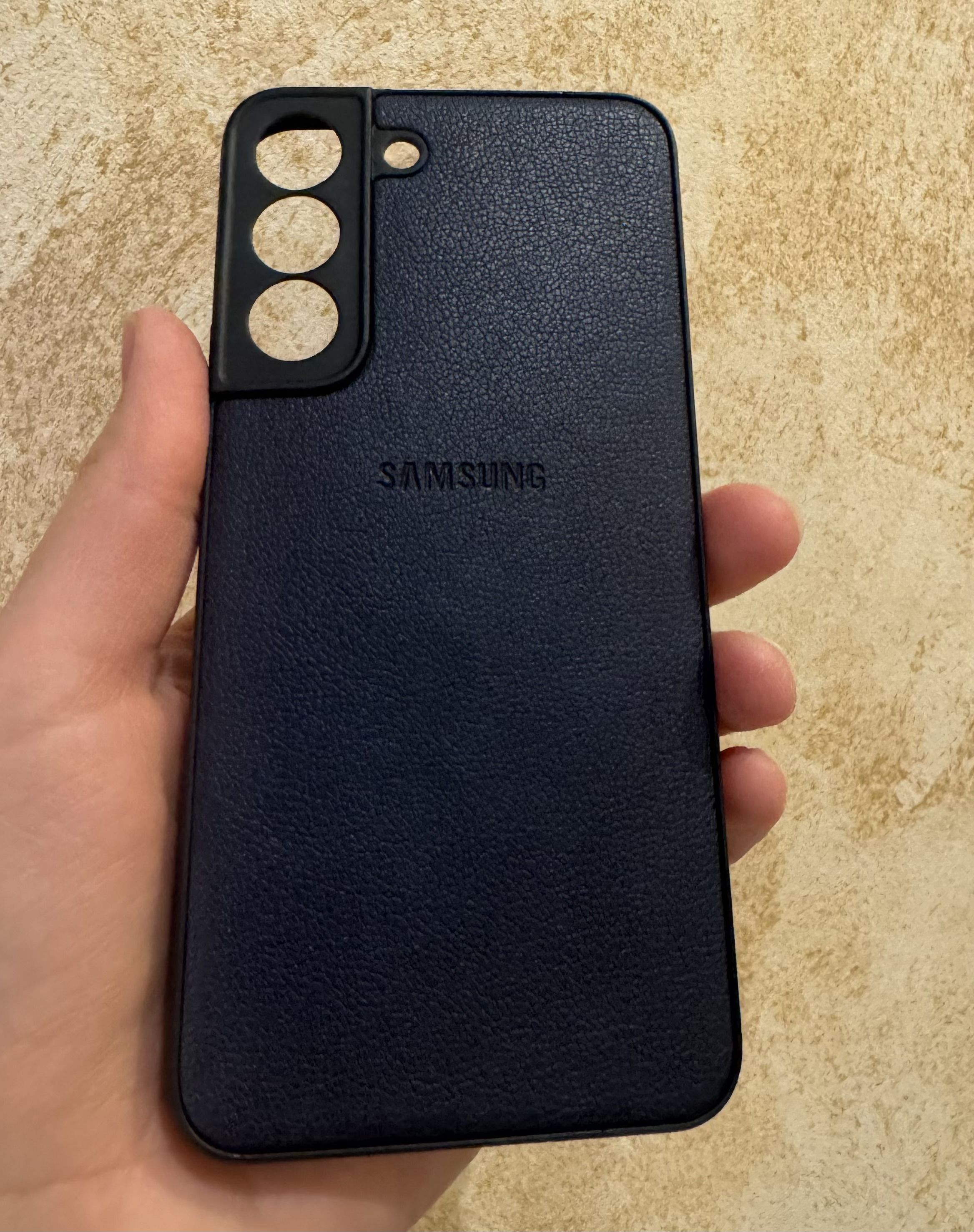 ЧехолнаSamsungs22синий