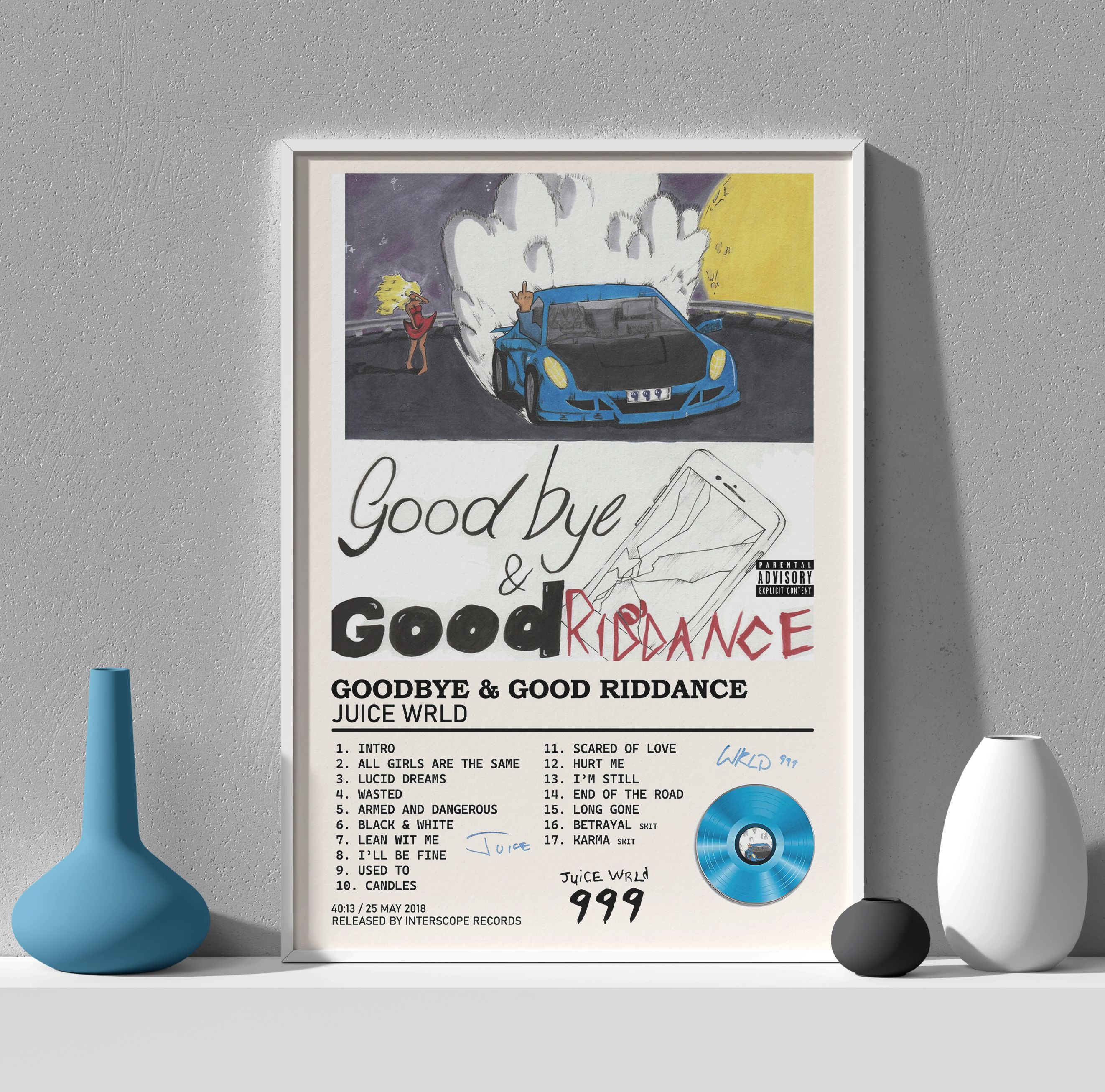 PostersClub Постер Juice WRLD - "Goodbye & Good Riddance" 30 см x 40 см