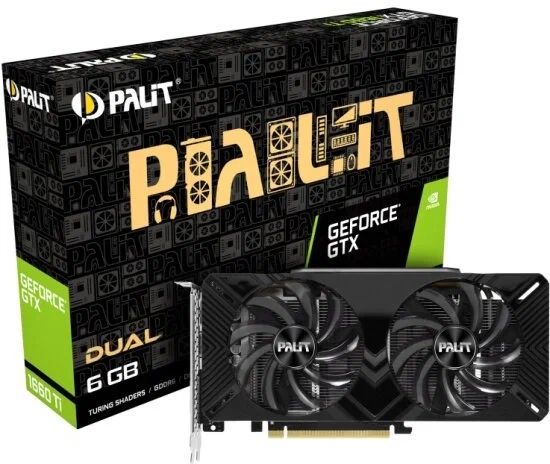 PalitВидеокартаGeForceGTX1660Ti6ГБ(NE6166T018J9-1160C)