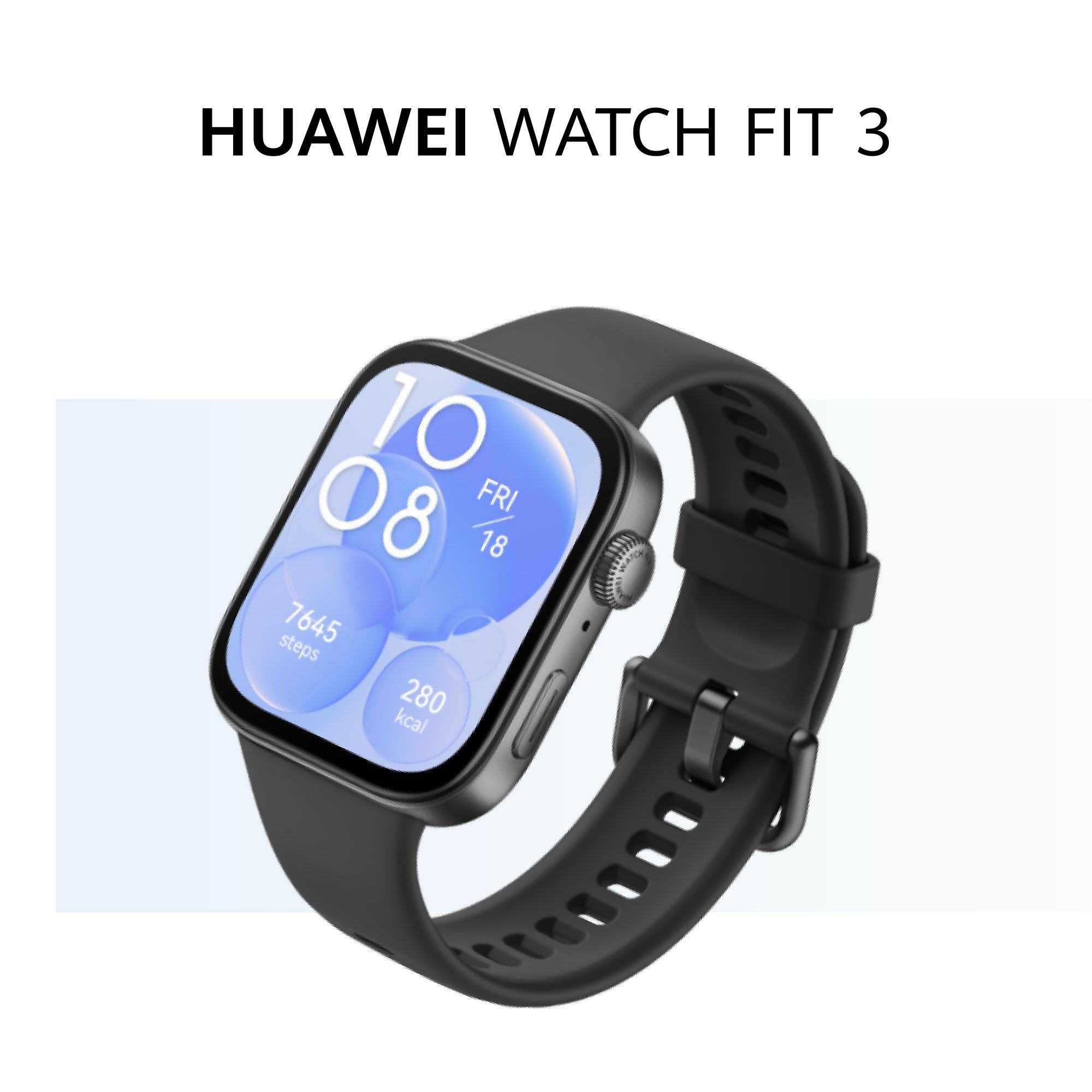 HUAWEI Фитнес-браслет WATCH FIT 3, черный