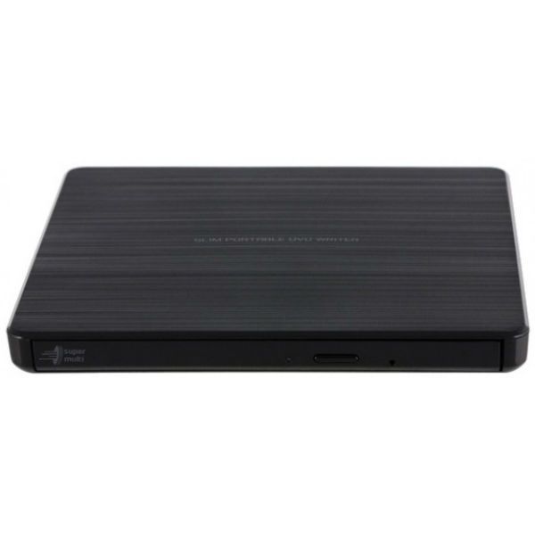 DVD-привод LG DVD-RW черный USB ultra slim внешний RTL GP60NB60