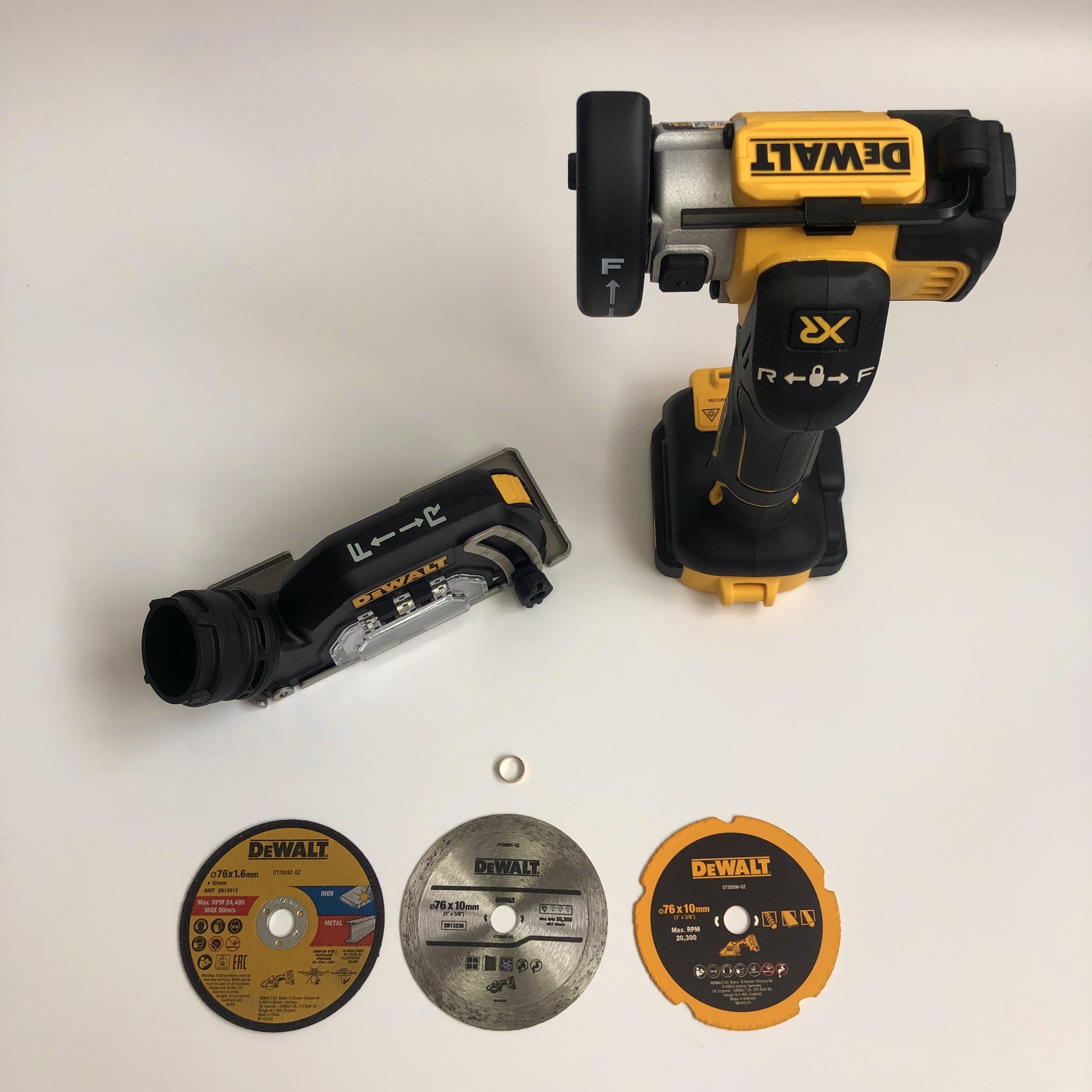 Аккумуляторная бесщеточная отрезная машина DeWALT DCS438