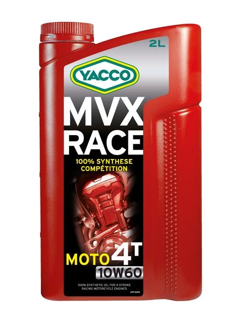 YACCOMVXRACE4T,для4-тактныхдвигателейспортивныхмотоциклов10W-60Масломоторное,Синтетическое,2л