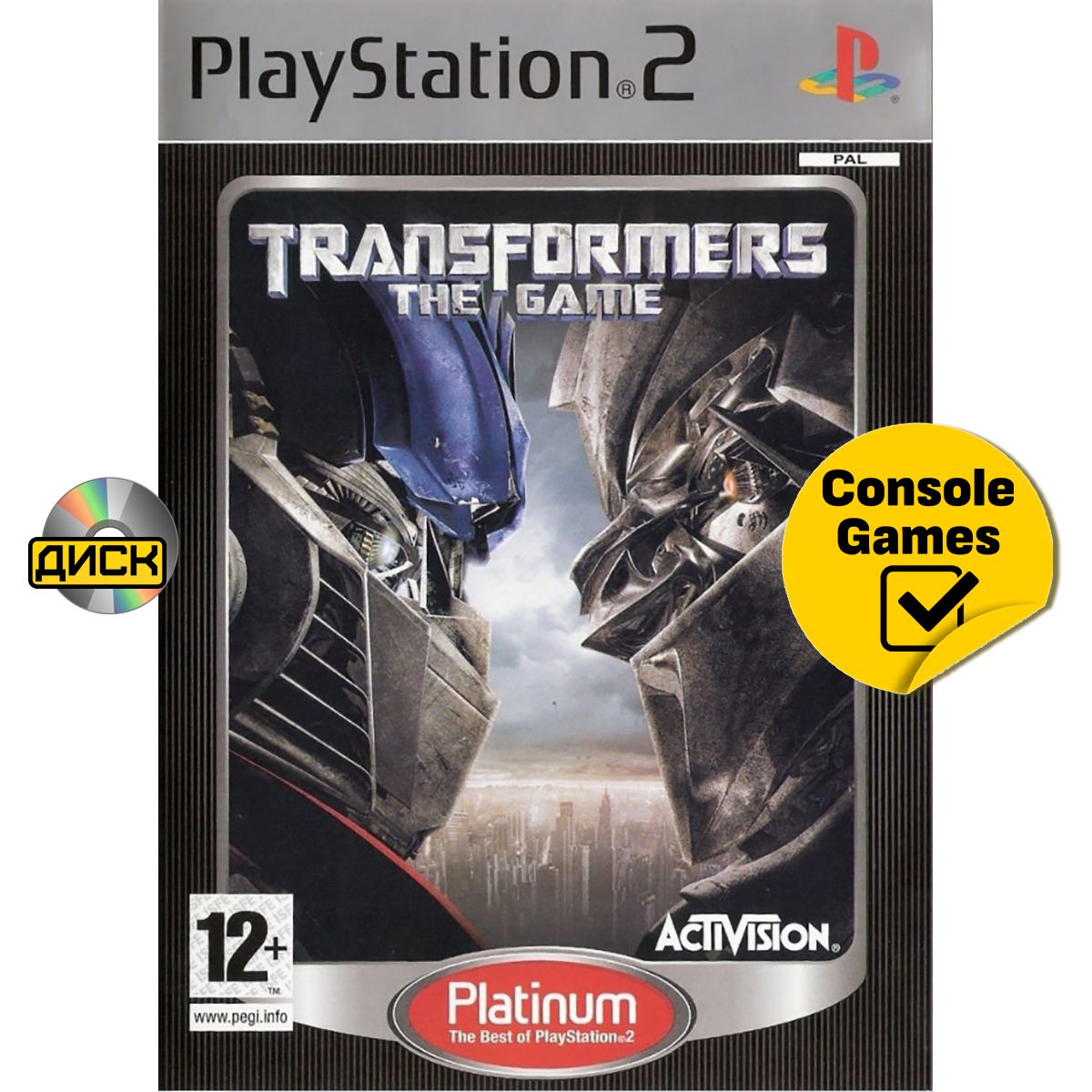 PS2 Transformers The Game (английская версия). Товар уцененный