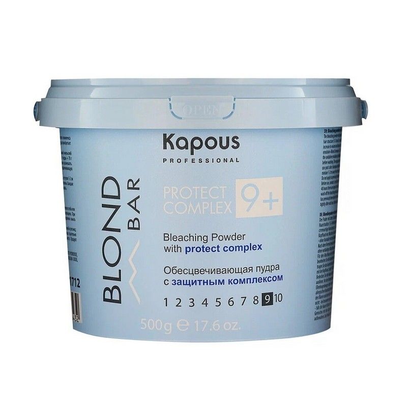 Kapous Blond Bar Обесцвечивающая пудра с защитным комплексом 9+ 500гр