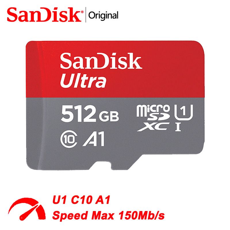 SanDisk Карта памяти Ultra 512 ГБ (SDSQUAC-512G)