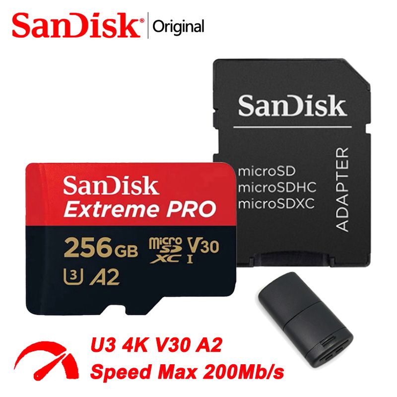 SanDisk Карта памяти Extreme PRO 256 ГБ (SDSQXCD-256G)