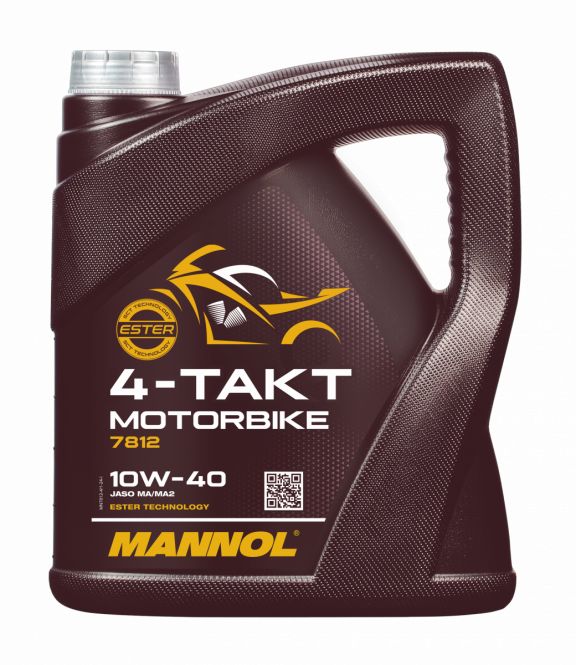 MANNOL 4-TAKT MOTORBIKE 10W-40 Масло моторное, Синтетическое, 4 л