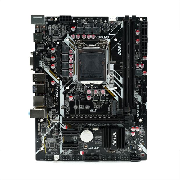 МатеринскаяплатаAFOXIH410D4-MA5-V4,Socket1200,mATX,Retail