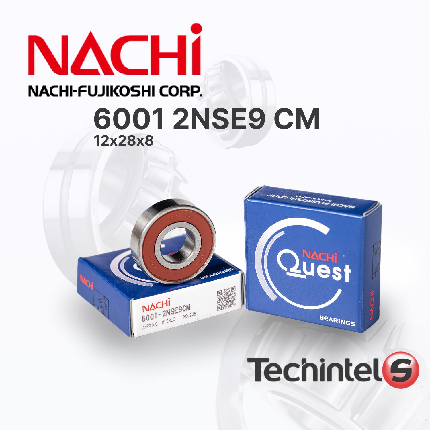 ПодшипникNACHI60012NSE(2RS)12х28х8