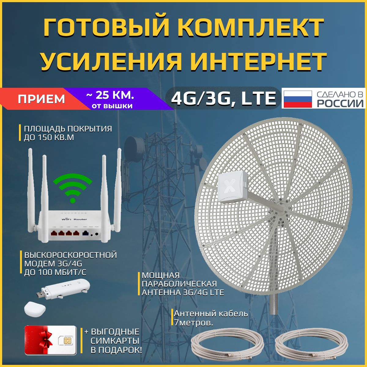 Как усилить связь и интернет на даче и в доме. 2G, 3G, 4G – что выбрать?