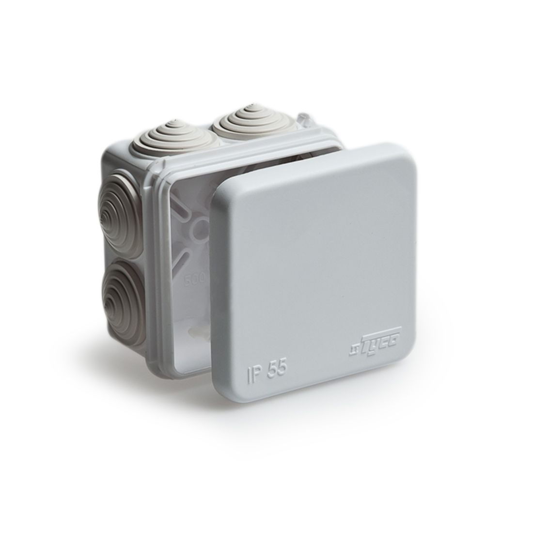 Tyco коробка распределительная 100х100х50 ip54 (67050). Коробка разветвительная для открытой проводки, ip55. Jbs100 коробка распределительная о/п 100х100х55 6 вых ip55. Коробка распред. Коробка установочная сп 72х42мм кву-1 черн.