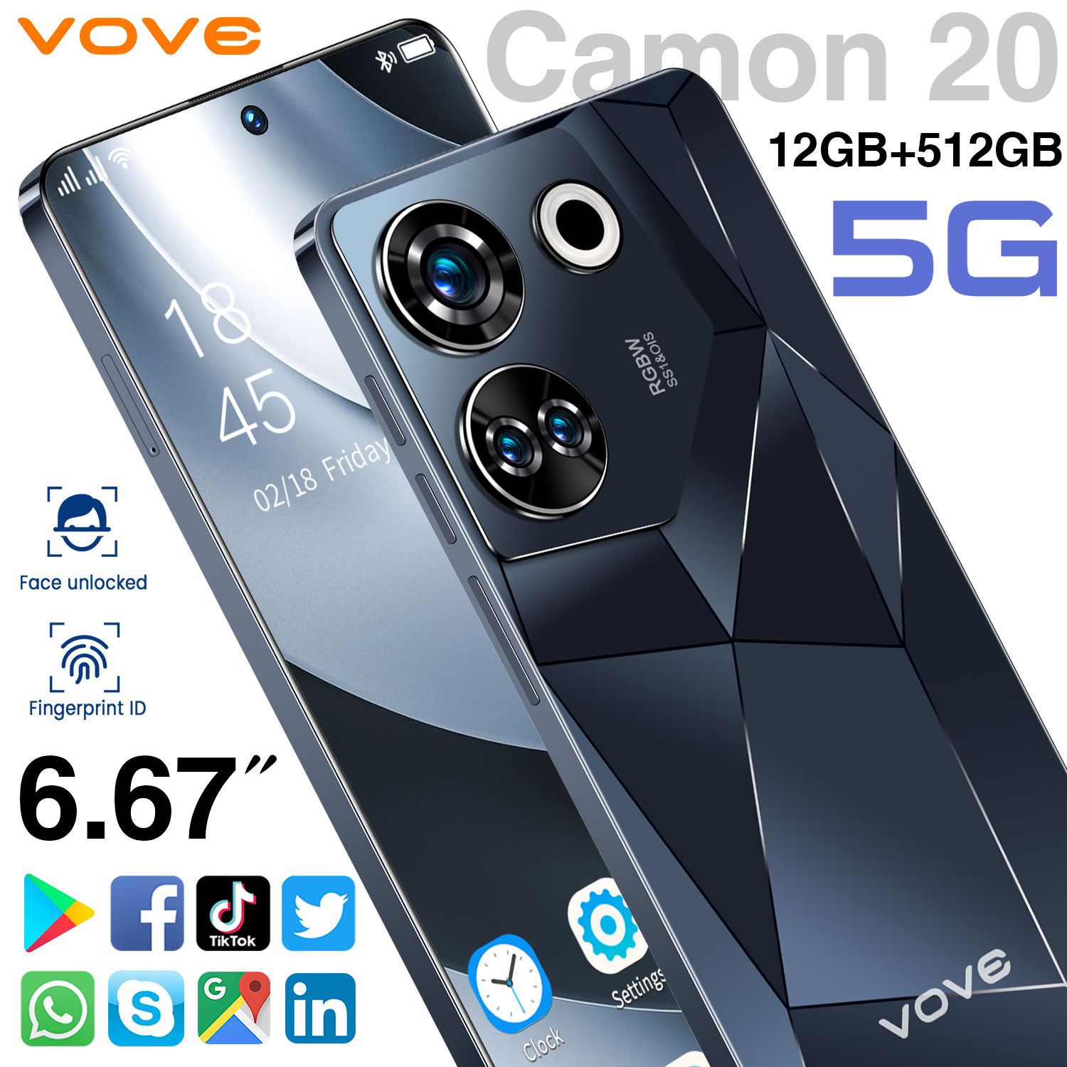 voveСмартфонУльтратонкийновыйCamon20DualSIMDualStandbySmartphoneУльтранизкаяценаМузыкальныймобильныйтелефонБольшойэкранСтудентИгровоймобильныйтелефонBlu-rayЗащитаглазHPБольшаяпамятьБольшойаккумуляторi13promaxVOvQПожилыеБольшойэкранEU12/512ГБ,черныйматовый