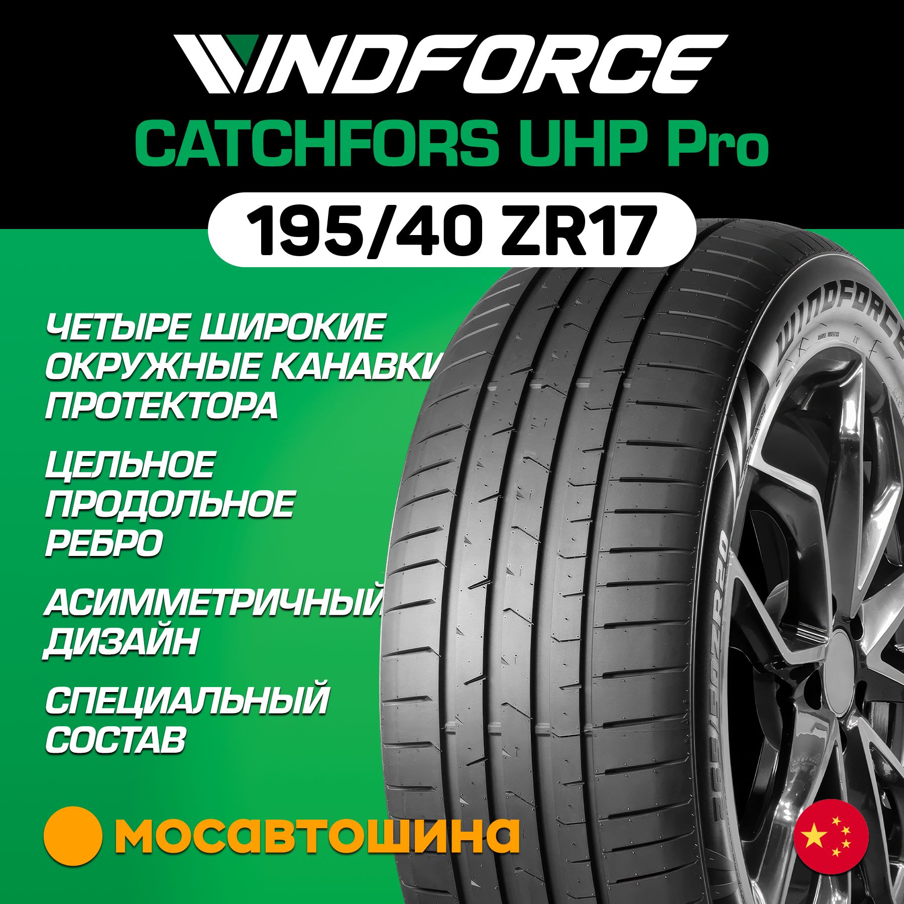 WINDFORCE Catchfors UHP Pro XL Шины  летние 195/40  R17 81W