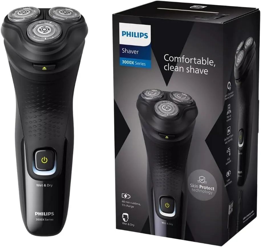 Philips Электробритва X3021/00, черный