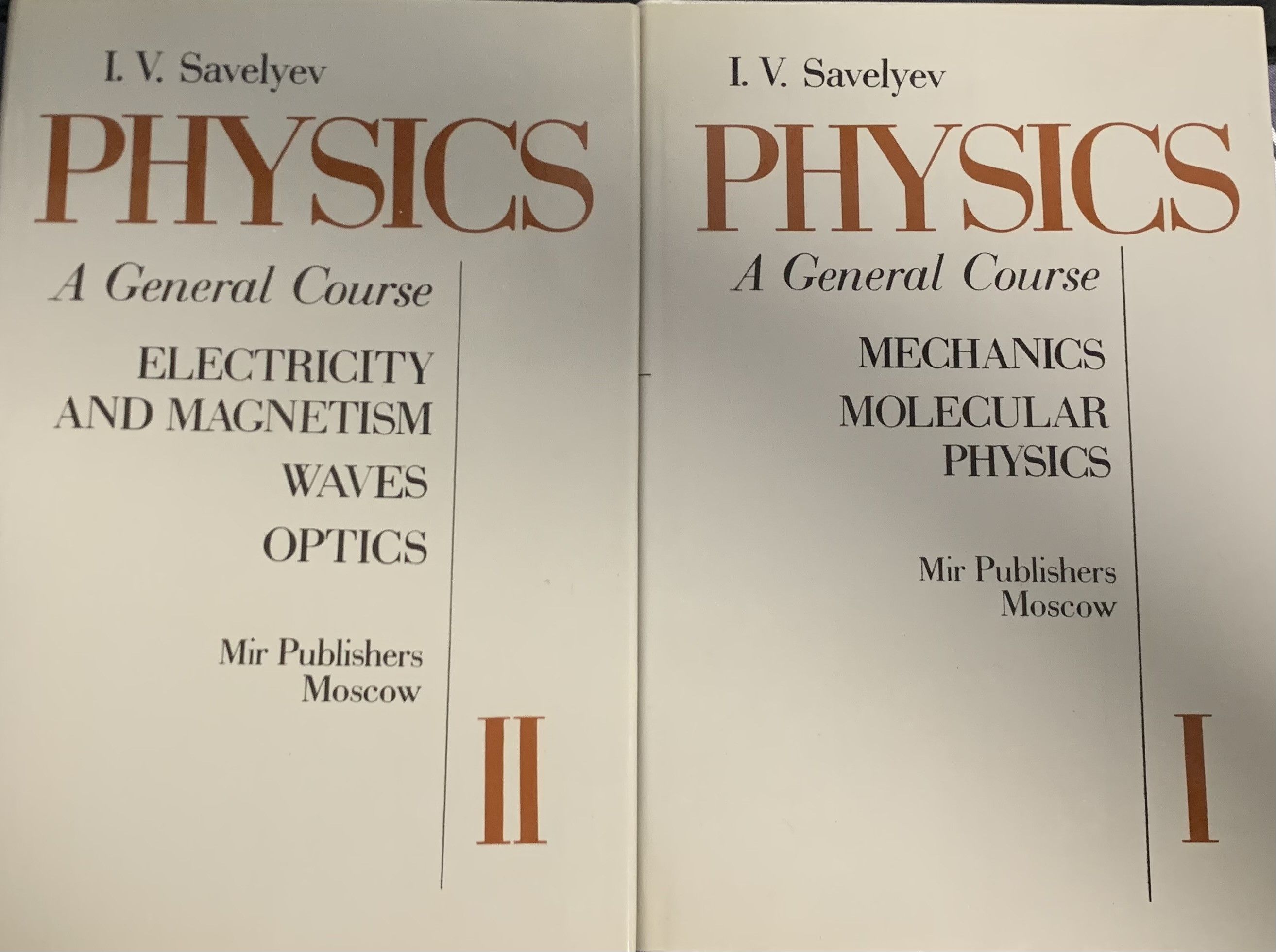 Physics A general course Savelyev 1-2 (комплект из 2 книг)