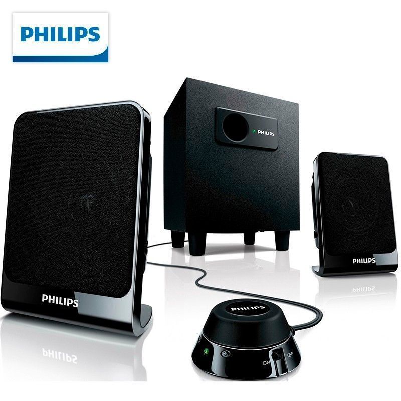 Колонки для компьютера с сабвуфером Philips SPA1312,сабвуфер для компьютера