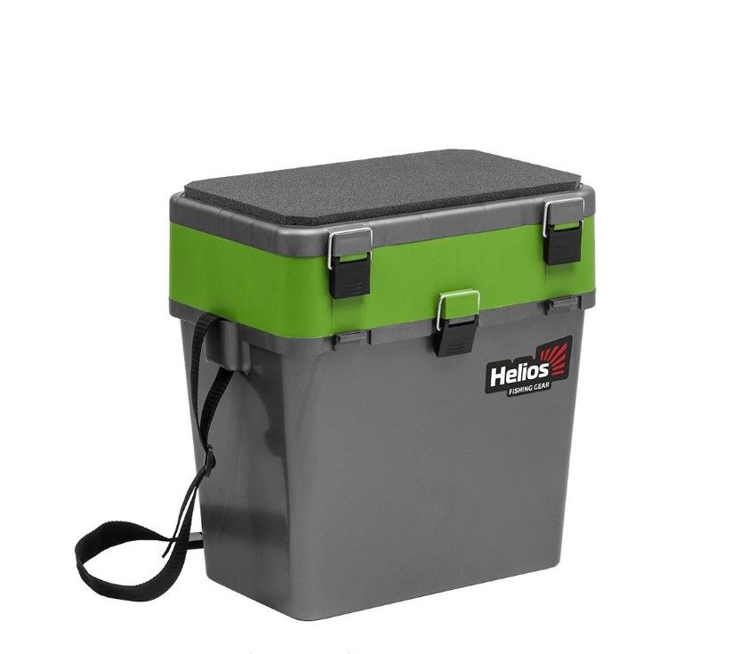 Ящик зим. Helios 19 л серый/салатовый