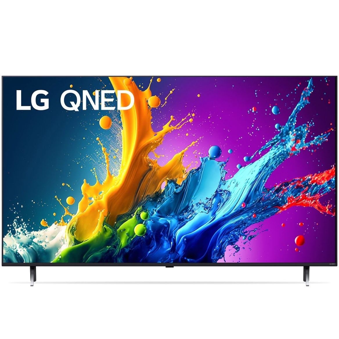 LGТелевизор43QNED80T6A.ARUB43"4KUHD,черный